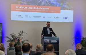 Rede von Claus Ruhe Madsen auf der 6. Konferenz Bahntechnik Schleswig Holstein